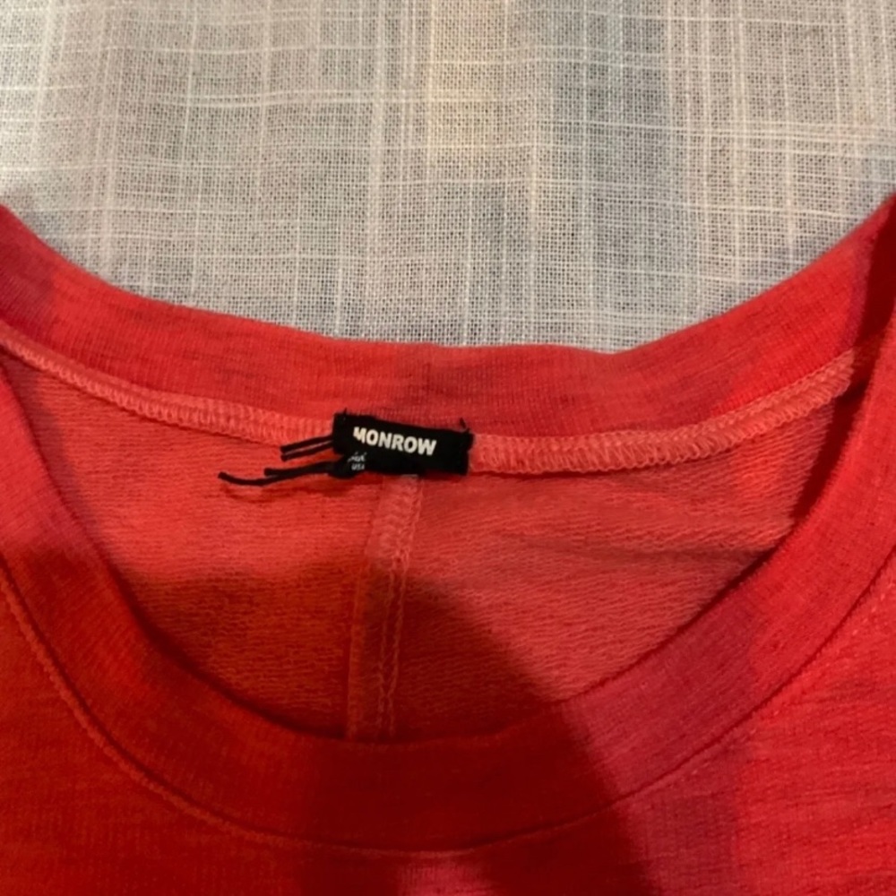 NWOT Monrow Supersoft Shirred Waist Dress - S / NECTAR - Picture 3 of 9